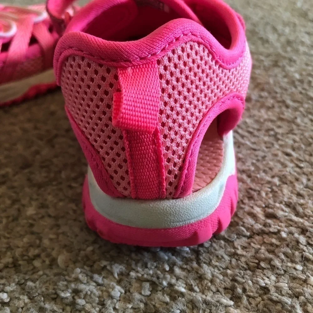 Carter's pink active sandals in size 9